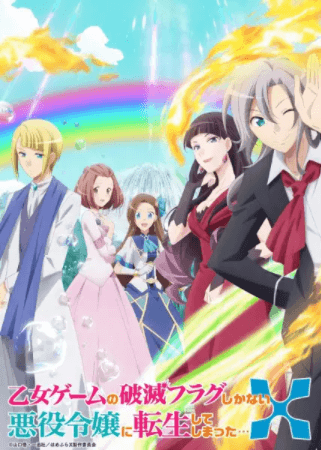 انمي Otome Game no Hametsu Flag shika Nai Akuyaku Reijou ni Tensei shiteshimatta... X مترجم اون لاين